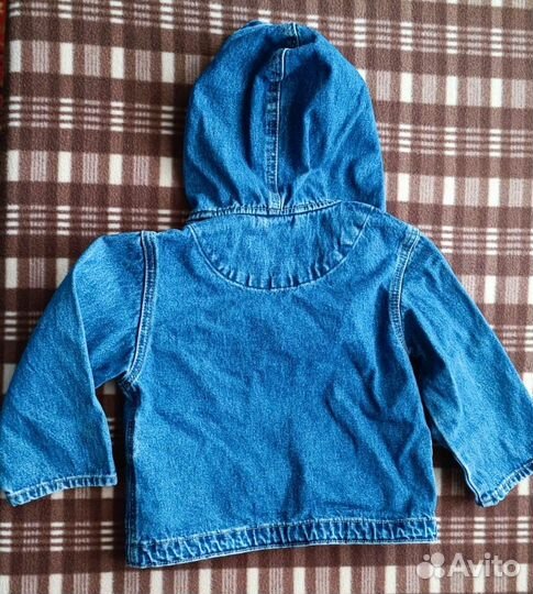 Джинсовая куртка Gee Jay, на молнии, размер 24