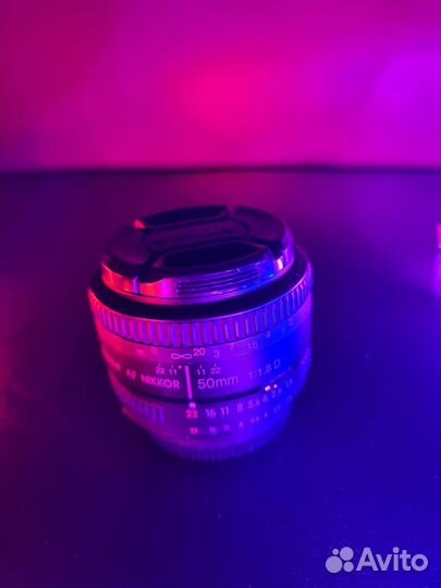 Портретный объектив nikon 50mm 1.8D
