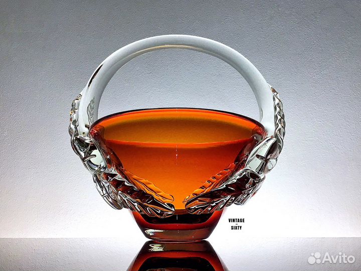 Конфетница ваза корзинка авторская СССР