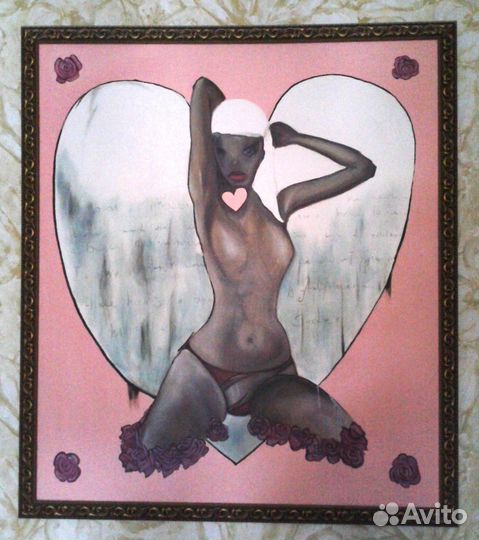 Картина 1620х1420, копия, холст, акрил, отл. сост