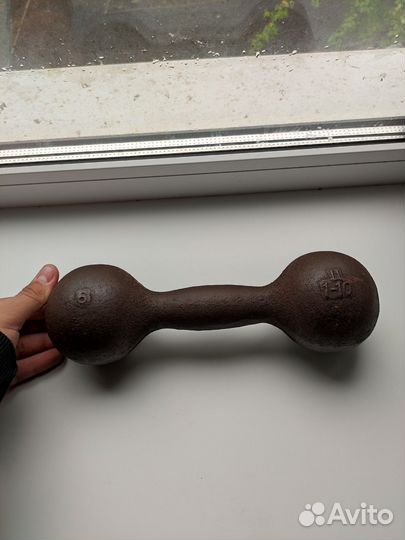 Гантеля 6кг + блины 2.5кг