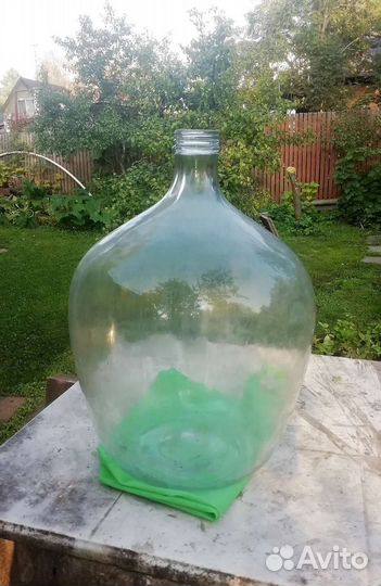 Бутыль большая 50л. Стекло