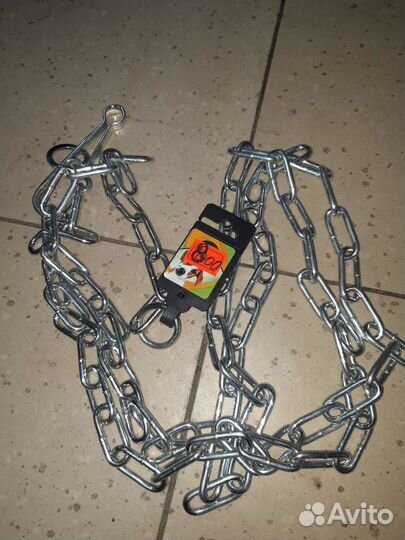 Кожаные ошейники.цепь привязочная