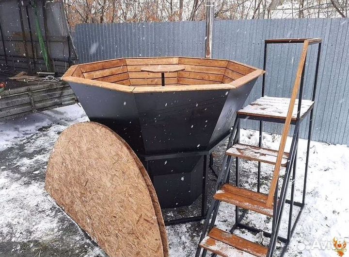 Банный чан/Купель.Уличная баня