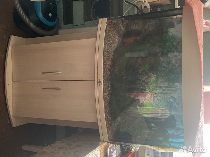 Аквариум с тумбой бу 100 литров и 300л