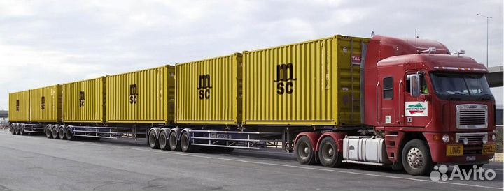 Водитель категории Е вахта на контейнеровоз