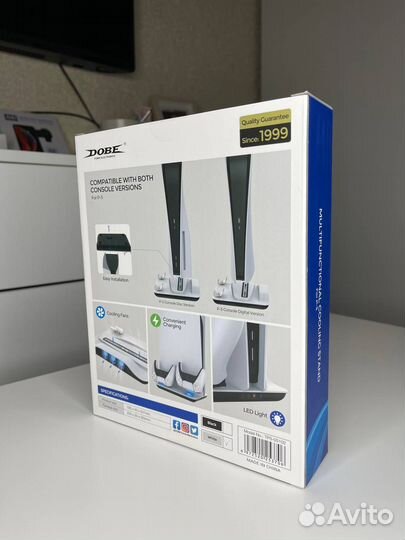 Зарядная и охлаждающая станция для PS5 PS4