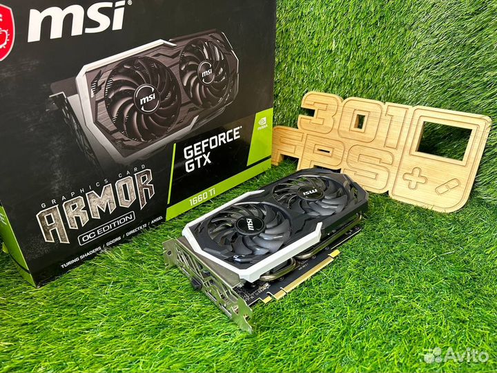 Видеокарта GTX 1660 Ti MSi armor OC 6G