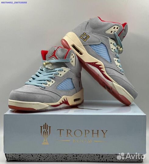 Кроссовки Trophy Room x Air Jordan 5 (Арт.30869)