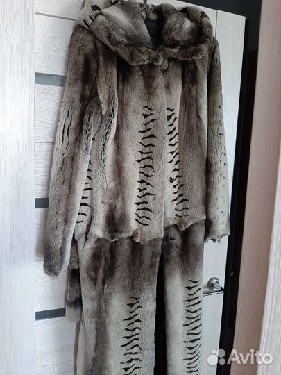 Шуба из стриженной норки