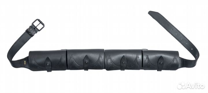 Патронташ закрытый 16к кожа