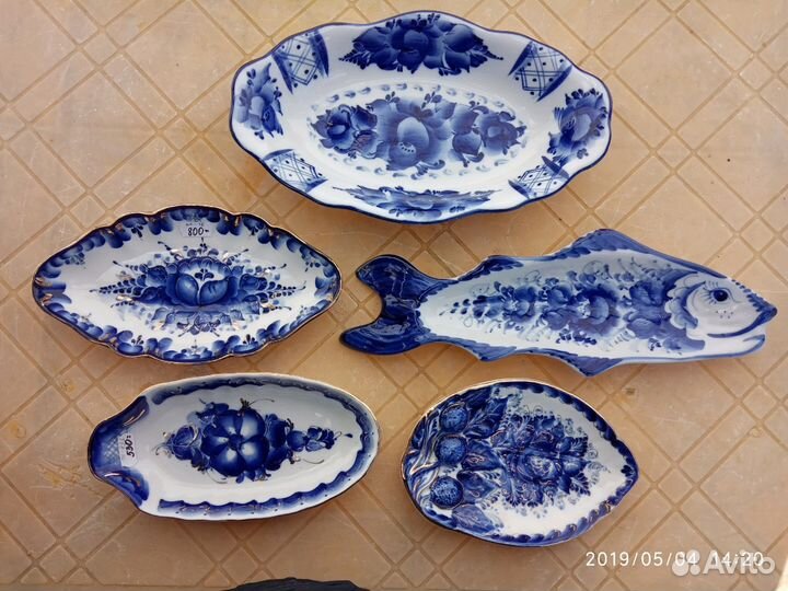 Посуда Гжель. Новая