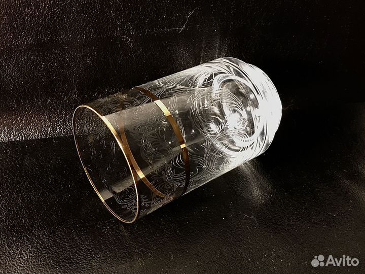 Стакан Чешское стекло гравировка 200 мл