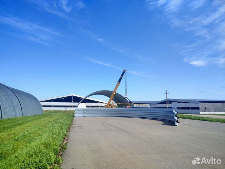 Быстровозводимые ангары в рассрочку 1340 кв.м