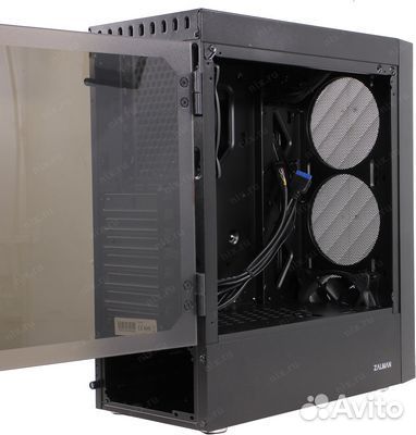 Корпус Zalman ZM-T7 ATX без бп черный 3x120mm 2x2