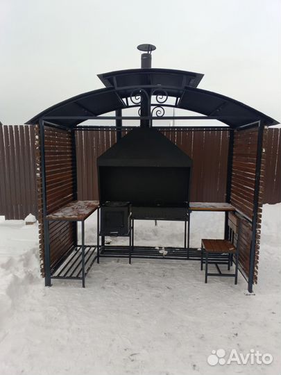 Мангальная зона под ключ