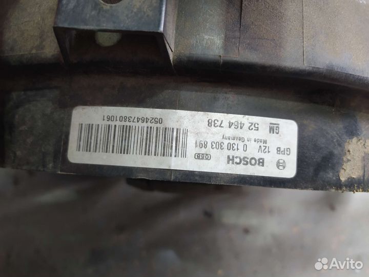 Вентилятор радиатора основного Opel Vectra B