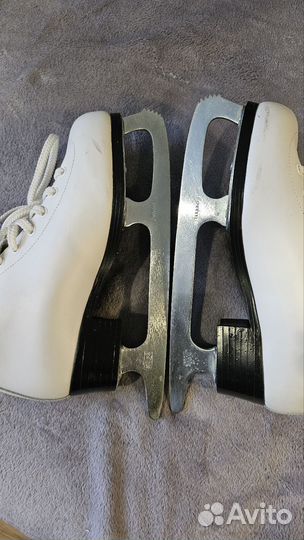 Коньки фигурные 38 размер натуральная кожа