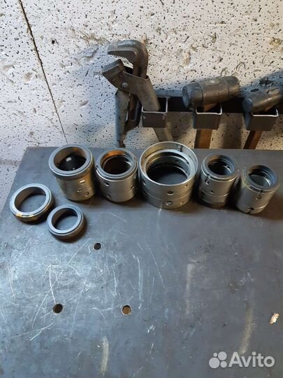 Набор резьбовых плашек под куллуп,сегменты,втулки