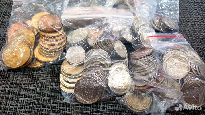 Раннии советские монеты