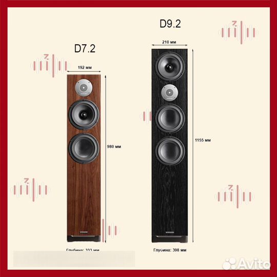 Spendor D7.2 (Black oak)