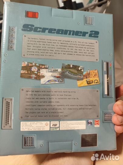 Игра пк винтаж box новая s2 screamer 2 гонки 1996