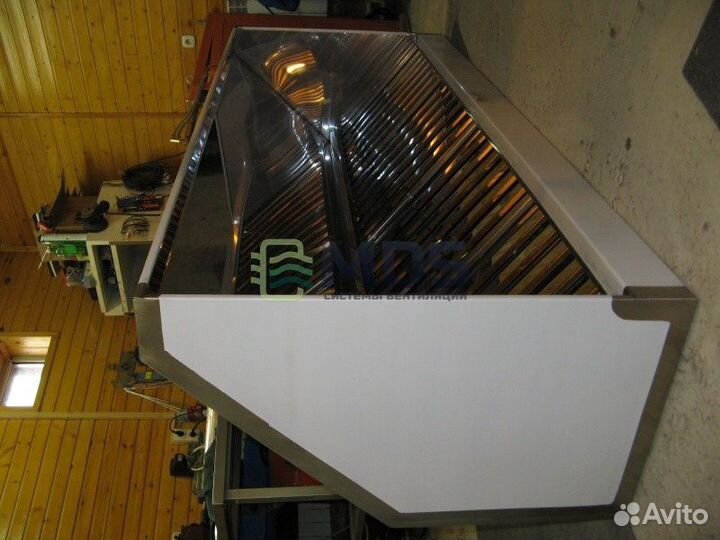 Зонт вытяжной для ресторана, 350x700x2000