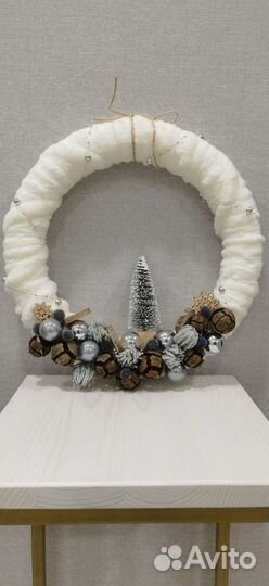 Новогодние украшения, венок