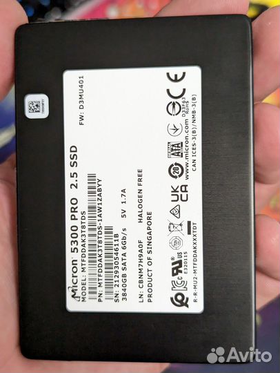 SSD Micron 5300 PRO 4tb