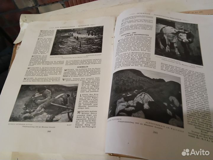 Старинный немецкий журнал 1905г издания