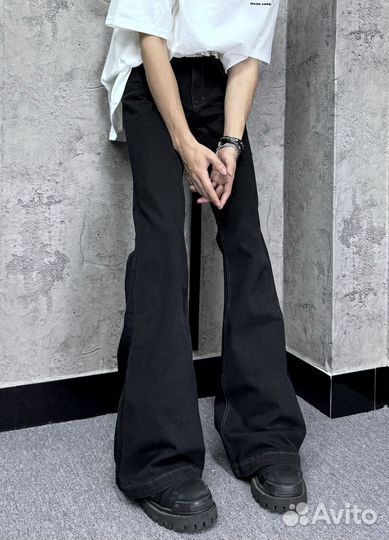 Джинсы клеш rick owens y2k (XS-XXL)