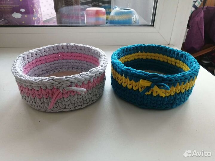Милые корзиночки для украшения интерьера