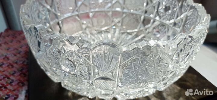 Салатник хрустальный 20 см