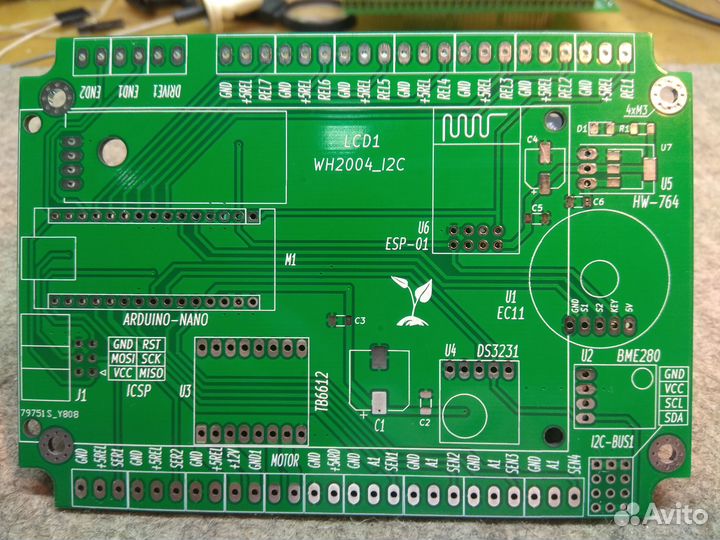 Плата для контроллера теплицы Alex Gyyer