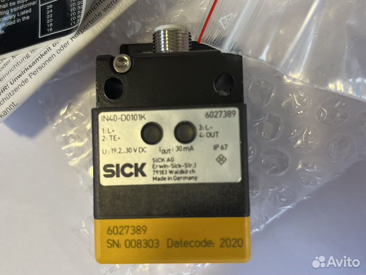 Sick IN40-D0101K 6027389