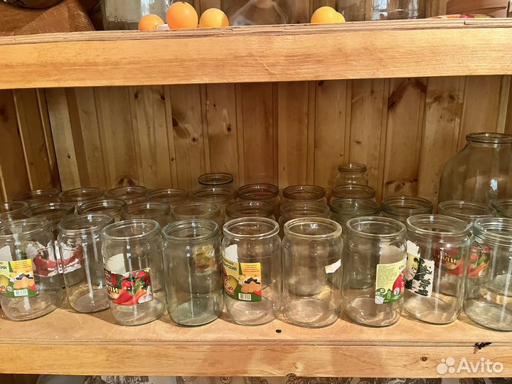 Банки стеклянные 0,5 л 0,7л 1 л. 3 л