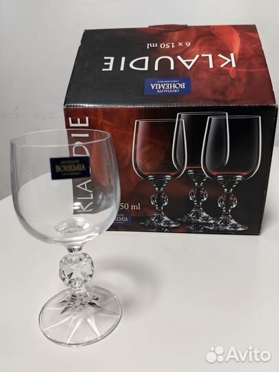 Бокалы для белого вина Богемия