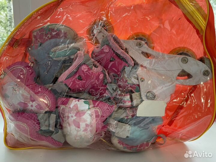 Роликовые коньки детские раздвижные