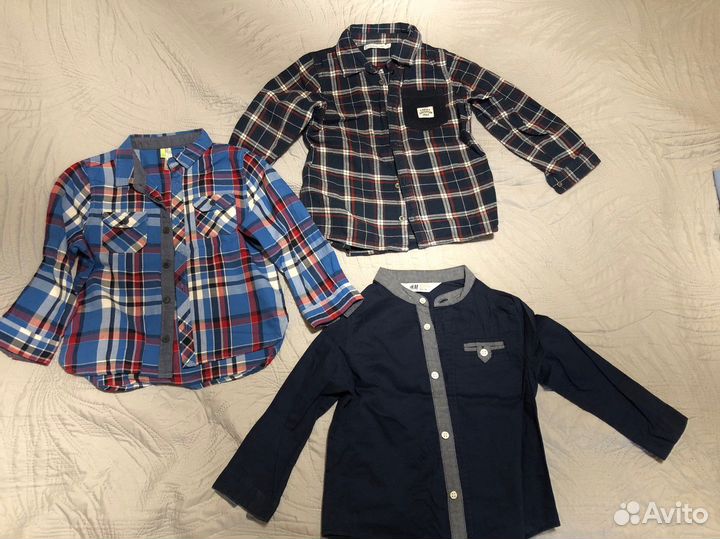 Комплект рубашек на 2-3года