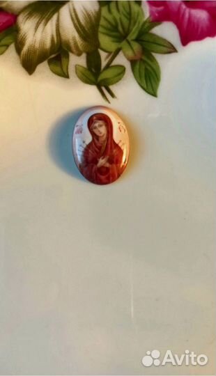 Финифть. Икона. Вставка