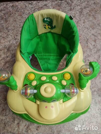 Ходунки Babyton quack зелёный цвет