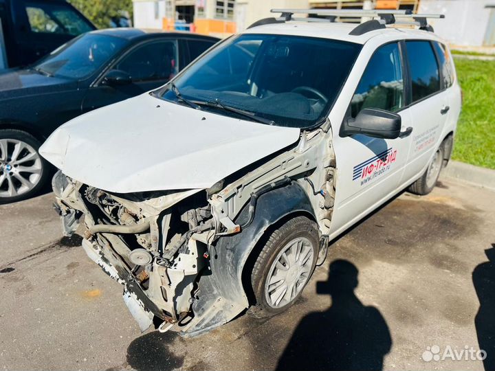 LADA Kalina 1.6 МТ, 2017, битый, 100 000 км