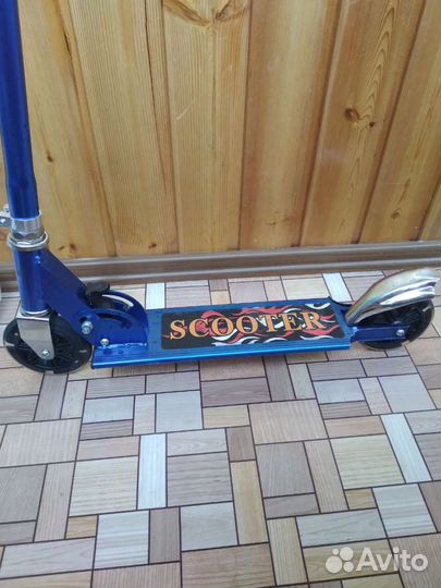 Самокат,светящиеся колёса