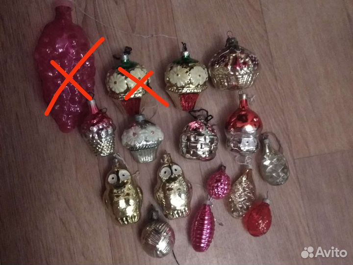 Елочные игрушки СССР