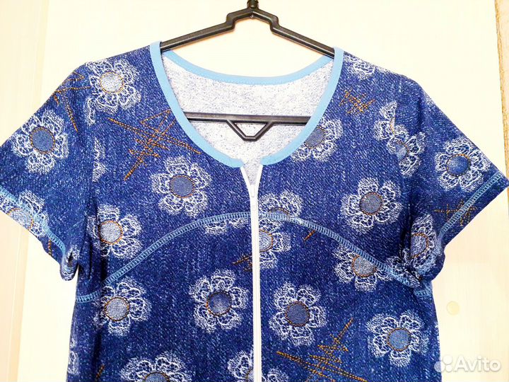 Халат женский домашний хлопок