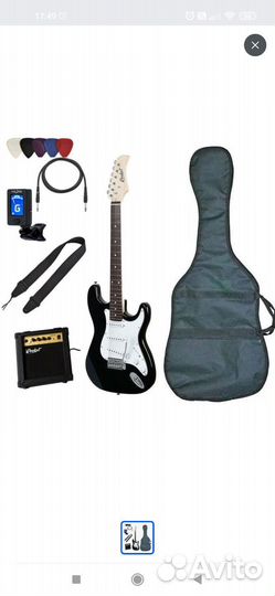 Электро гитара с комбиком