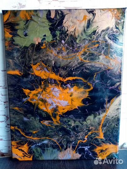 Панно 30*40, ручная работа, акриловая заливка