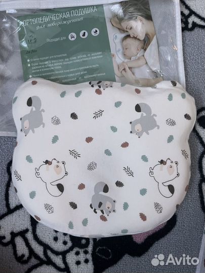 Ортопедическая подушка для новорожденных