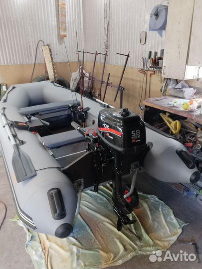 Лодка пвх Марлин с мотором HDX 5,8 бу