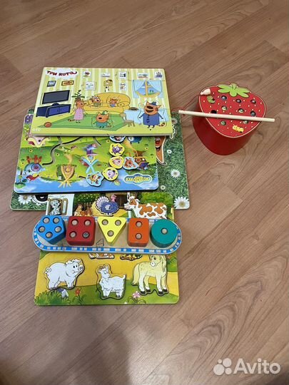 Детские развивающие игрушки пакетом